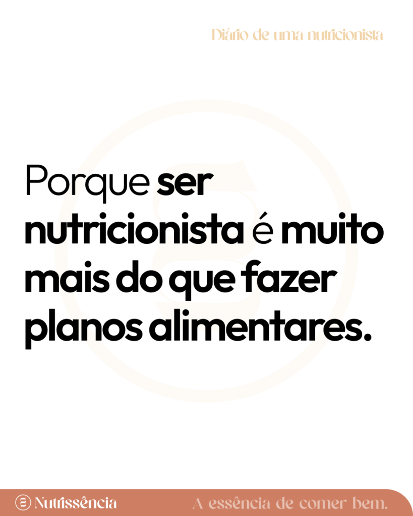 Diário de uma nutricionista - 2